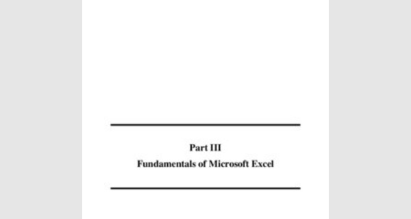 EXCEL course outline for beginners