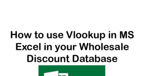 EXCEL training Vlookup function