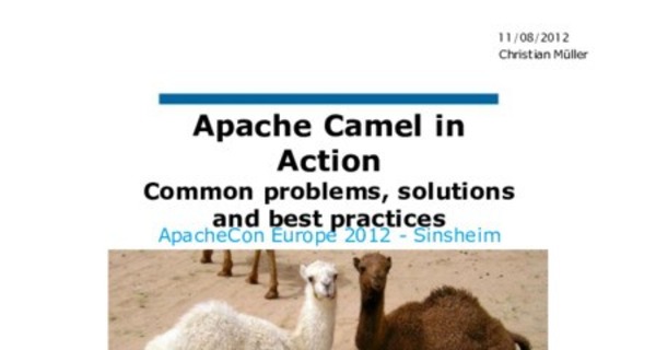 Apprendre Framework Apache Camel par la pratique