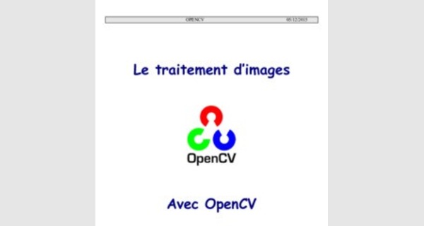 Cours sur le traitement d’images avec OpenCV