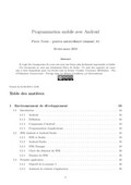 Apprendre la programmation mobile avec Android cours complet