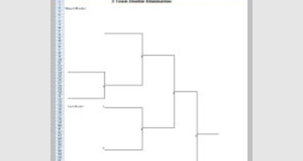 Excel tournament bracket template double elimination