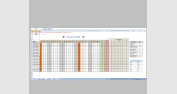Excel leave management template absence tracking