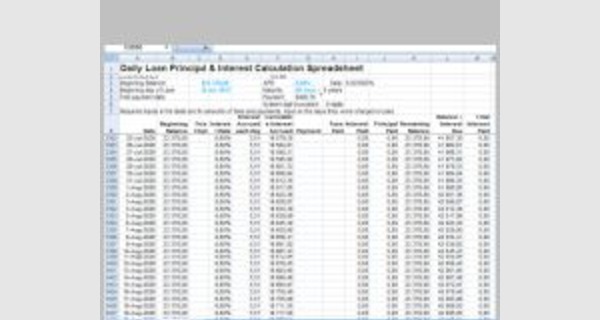 Excel template loan repayment reducing balance
