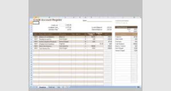 Excel template for credit card reconciliation