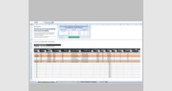 Excel inventory template with running totals