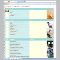 Excel template for office cleaning checklist - Excel templates