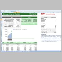 Excel template monthly compound interest - Excel templates