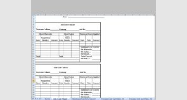 Excel accounting template