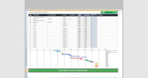 Excel template timeline with milestones