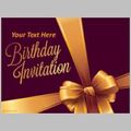 Modèle d’invitation pour anniversaire sur PowerPoint