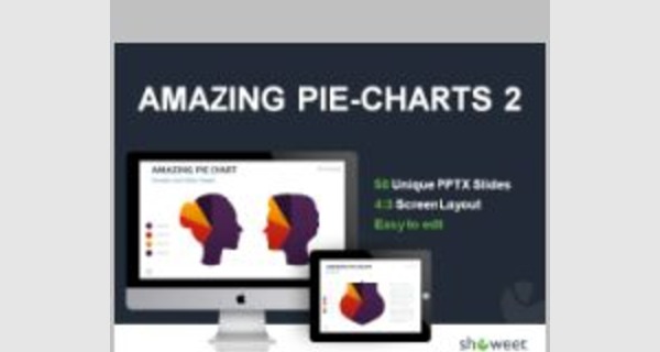 Modèle de diagramme camembert sur PowerPoint
