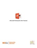 Training document to learn the advanced functions of Microsoft PowerPoint 2016
