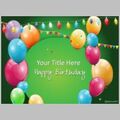 Editable PowerPoint birthday invitation slides template