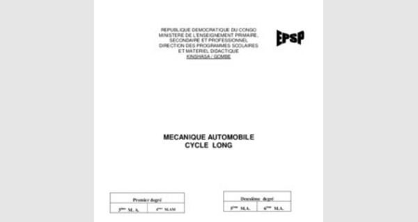 Cours d’apprentissage sur la mecanique automobile pour debutant