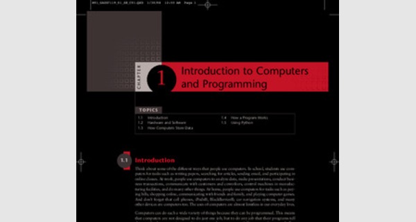 Python programming an introduction to computer science courses