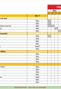 Modèle professionnel de plan stratégique sur Excel