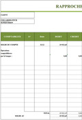 Modèle de conciliation bancaire sur Excel