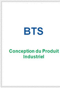 BTS Conception du Produit Industriel