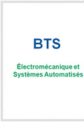 BTS Électromécanique et Systèmes Automatisés