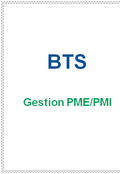 BTS Gestion PME/PMI