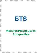 BTS Matières Plastiques et Composites