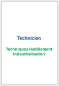 Technicien Techniques Habillement Industrialisation