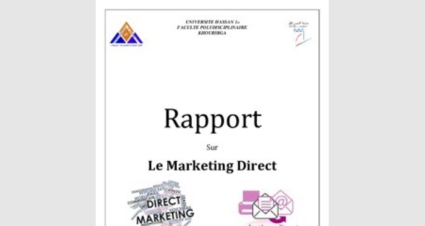 Cours marketing direct :concept et évolution du marketing direct