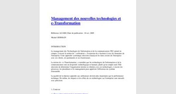 Cours E-management