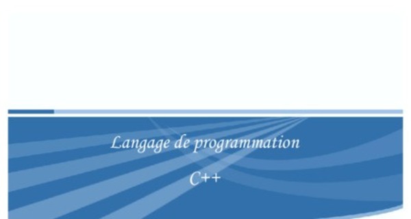 Cours de C et C++ 