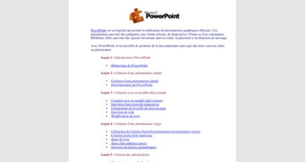 PowerPoint 2010 cours complet
