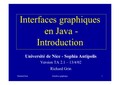 Interface Java : interagir avec utilisateur