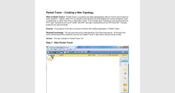 Cours Packet Tracer 5.0 