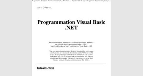 Support d’Introduction à la programmation en Visual Basic 6