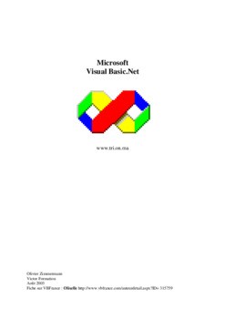 Cours de Visual Basic.Net pour débutants ou anciens