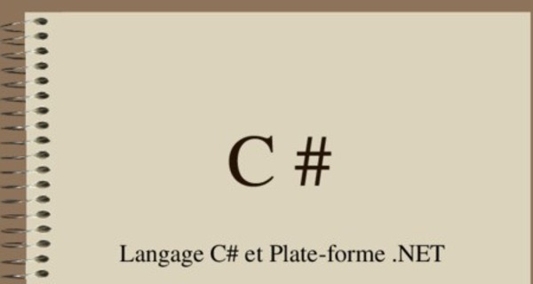 Support de cours pour apprendre le C# .Net