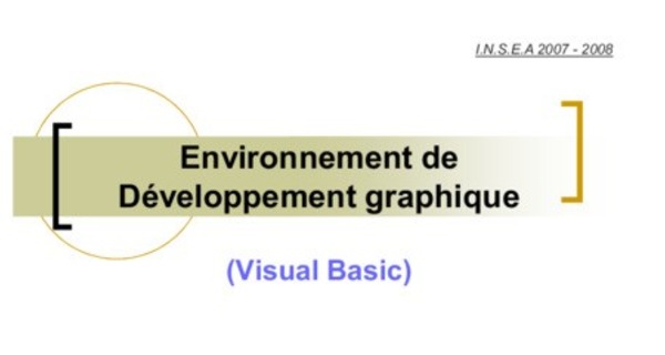 Cours et exercices d’introduction à Visual basic : les procédures
