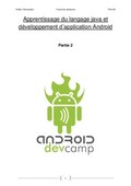 Cours de programmation avec Java et Android