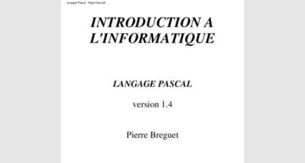 Cours complet pour débuter avec le langage Turbo Pascal