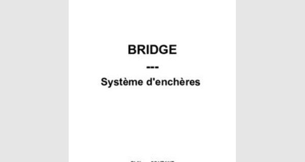 Cours Bridge : Les enchères à deux et les enchères compétitives