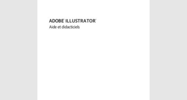 Tutoriel d’initiation à Adobe Illustrator CS3