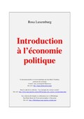 Introduction a l’economie politique manuel complet