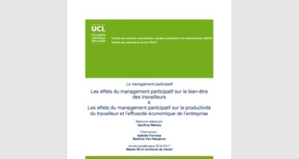 Introduction en management participatif cours complet