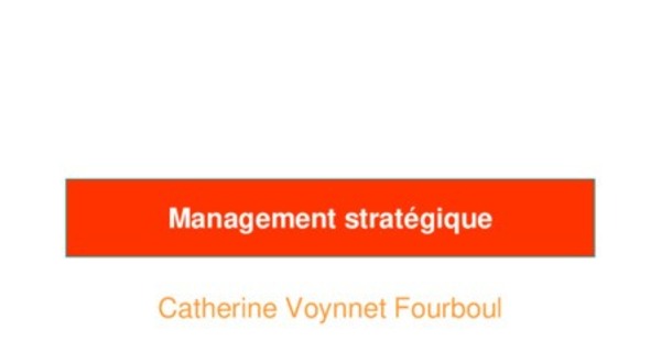 Livre complet du management strategique