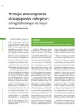 Cours sur la strategie et management strategique des entreprises