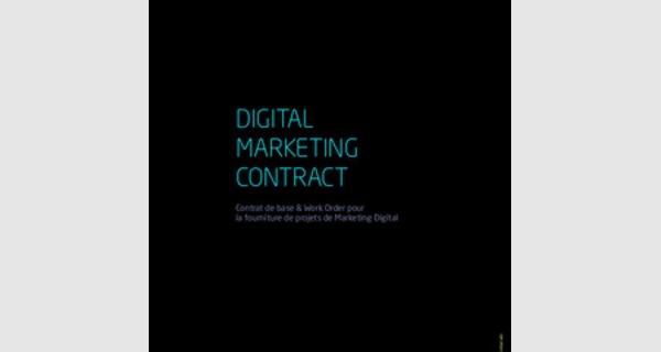 Formation sur le marketing digital : modele de contrat de base
