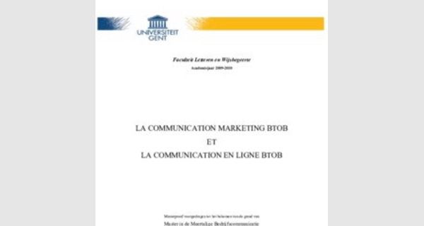 Formation sur la communication marketing b to b et la communication en ligne b to b