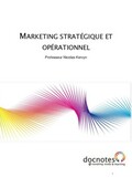 Marketing strategique et operationnel cours complet