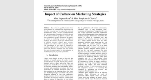 Cours sur le marketing culturel et strategique [Eng]