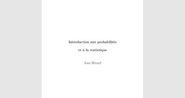 Livre complet sur la statistique et probabilites
